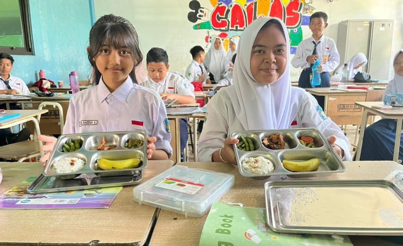 Ilustrasi siswa penerima MBG 