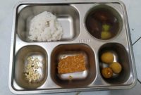 Menu MBG dari Dapur SPPG Kangenan Pamekasan.