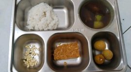 Menu MBG dari Dapur SPPG Kangenan Pamekasan.