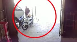 Kurang dari 48 Jam, Polres Pamekasan Ringkus Lansia Pencuri Motor asal Sampang.